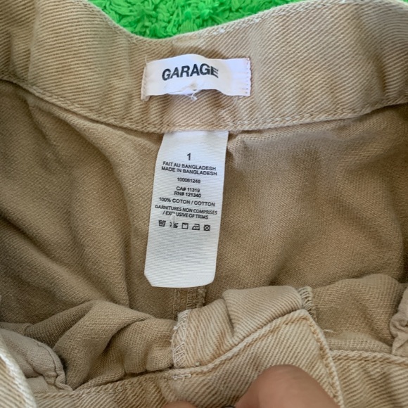 Garage size 1 Tan Cargo jeans - Picture 3 of 4